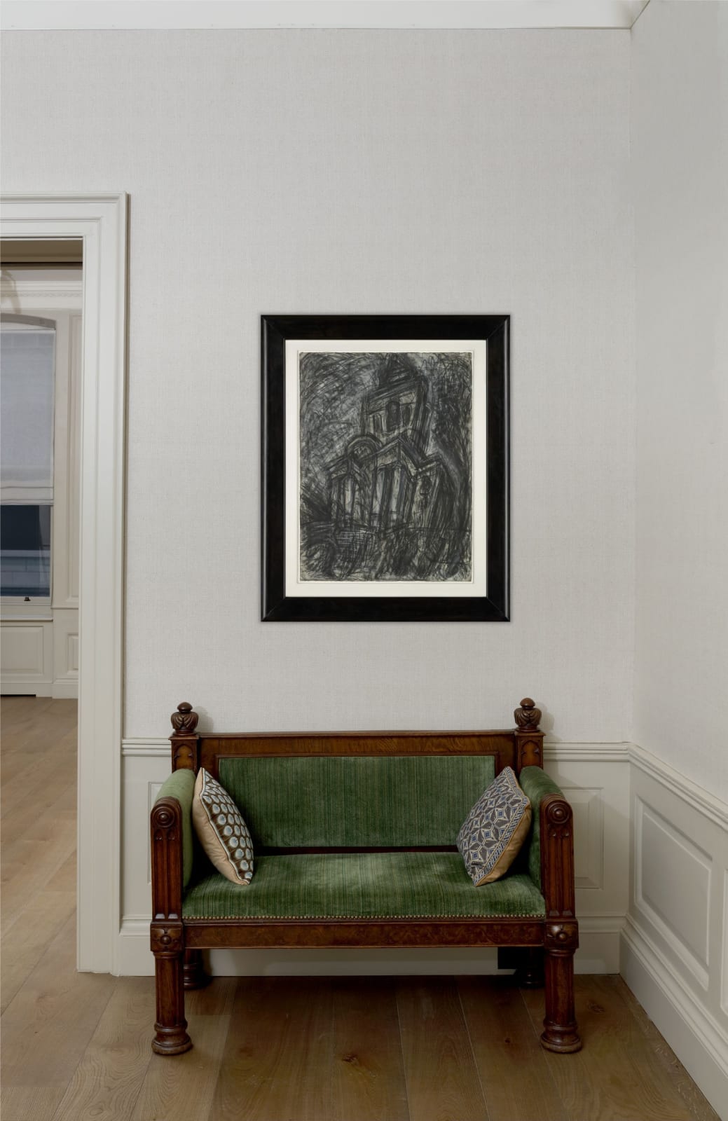 Leon Kossoff, Christ Church, Spitalfields, 1985