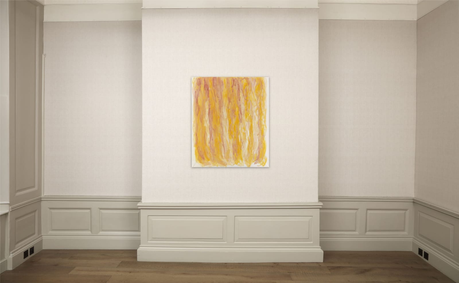 William Turnbull, Untitled (Willows 4 Red and Orange), 1979