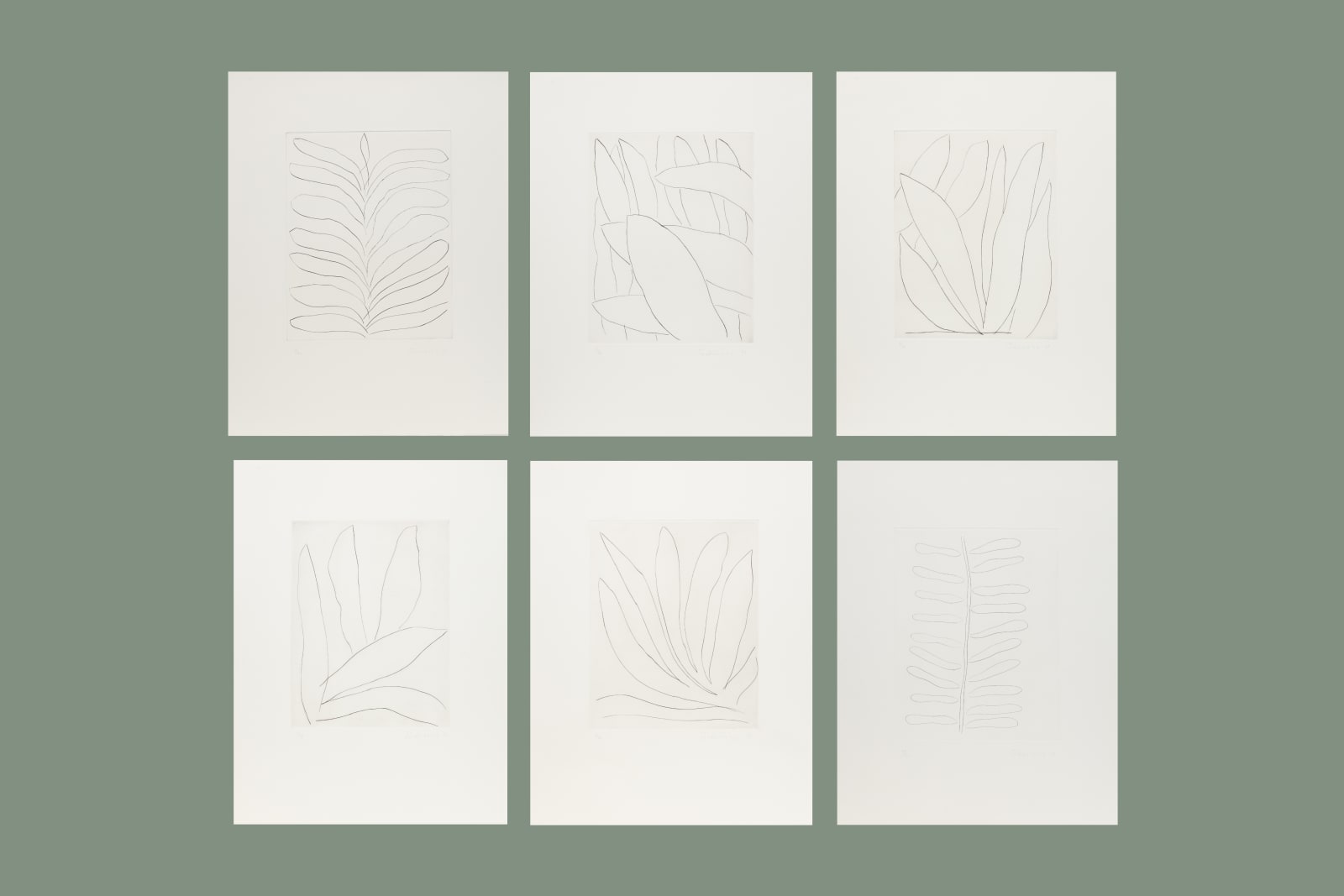 William Turnbull, Leaf Etching 5, 1971