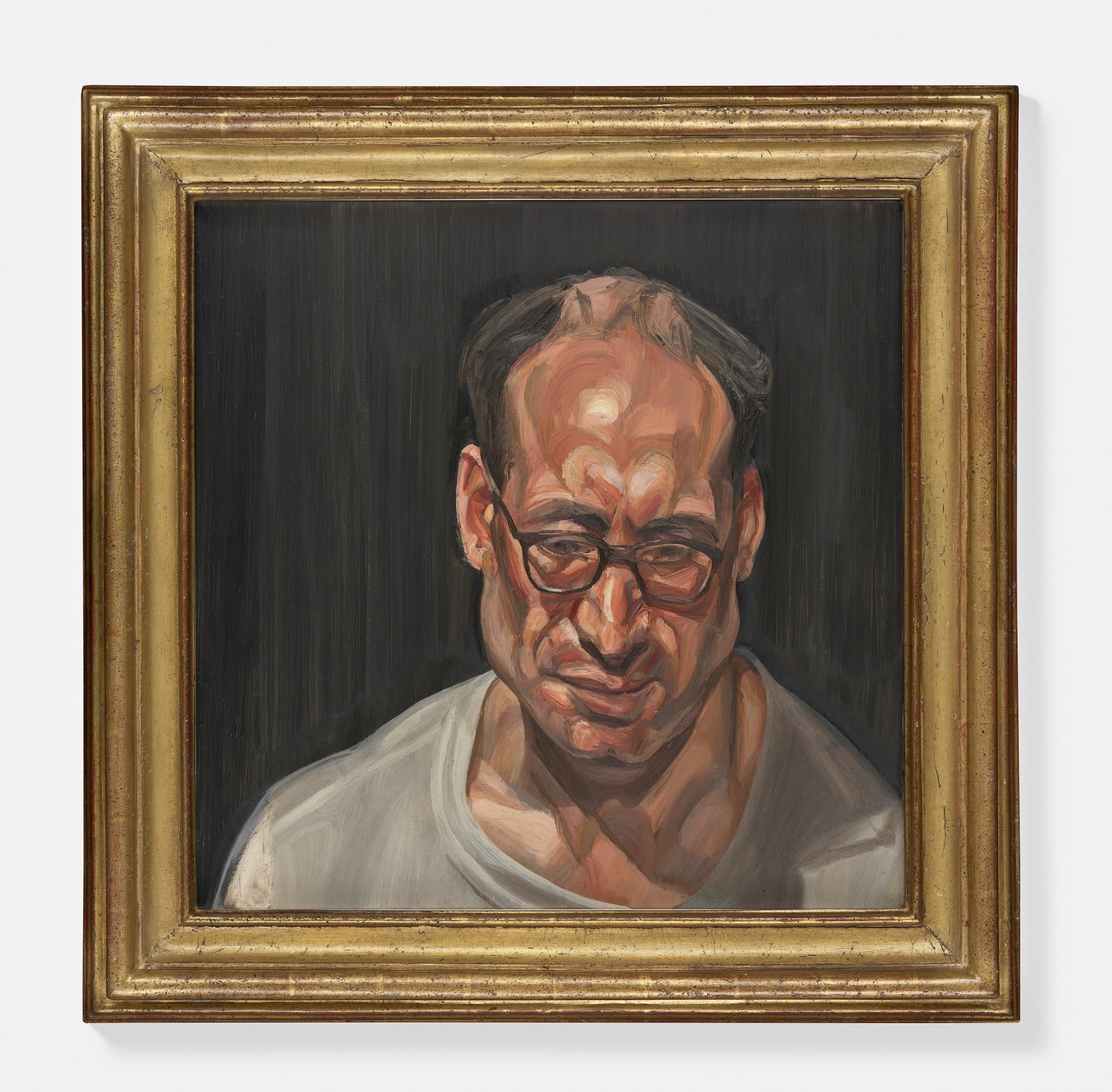 Lucian Freud, Man with Glasses, c.1963-64