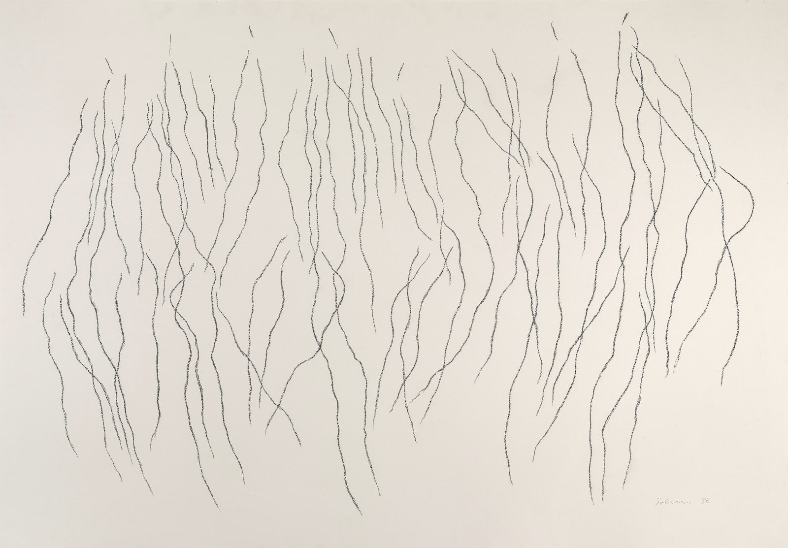 William Turnbull, Untitled (Abstract Figures), 1988