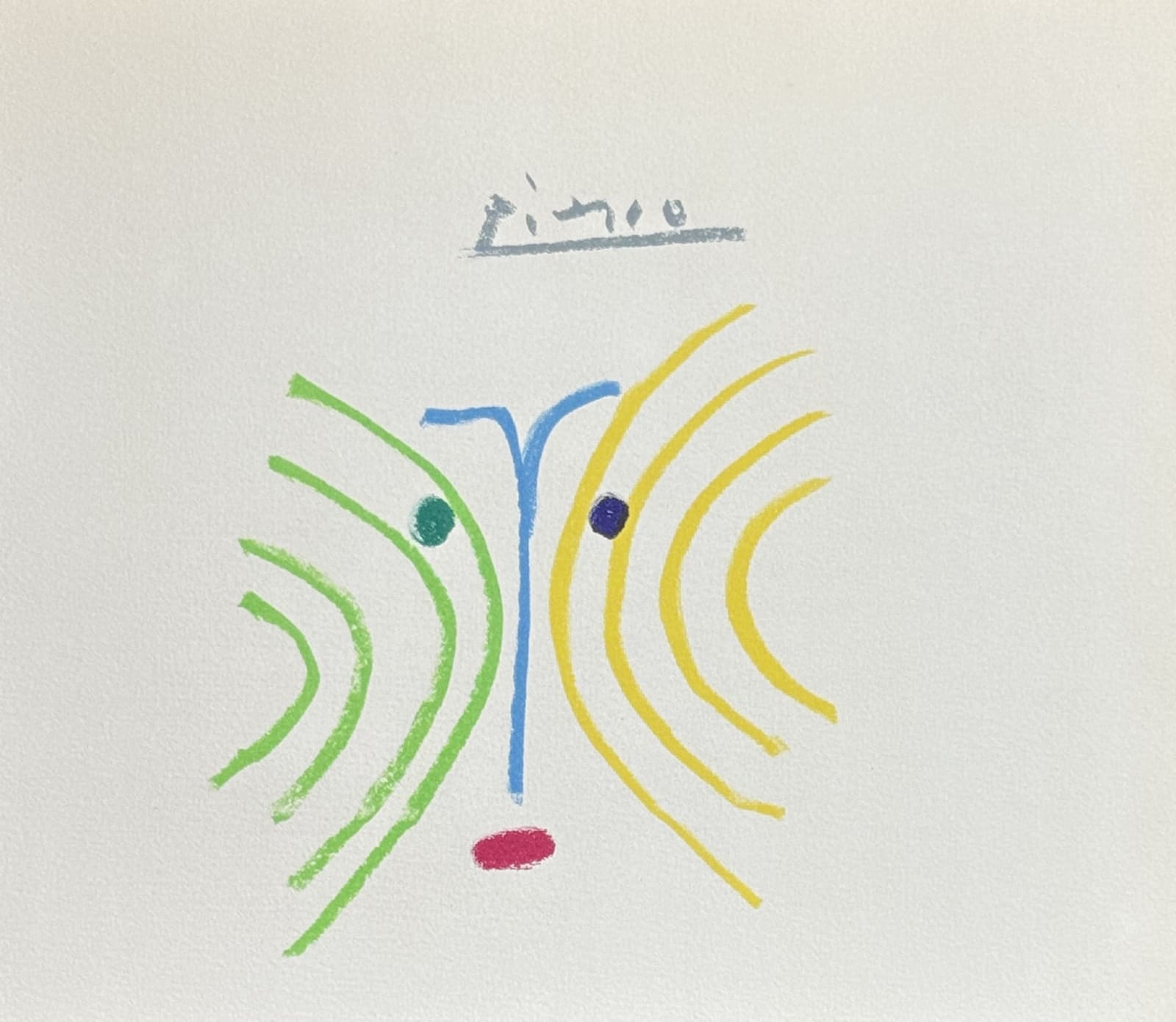 Pablo Picasso, Les Fables sans Amour - Portrait, 1962