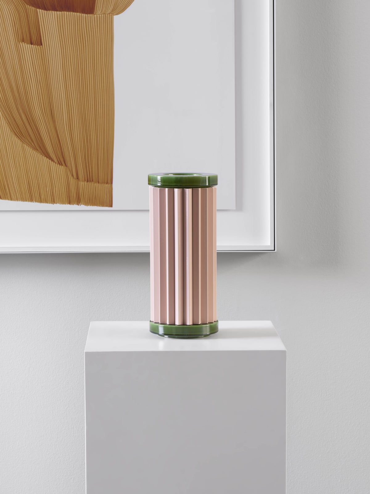 Ronan & Erwan Bouroullec, Rombini Vase A (Vert + Rose), 2021
