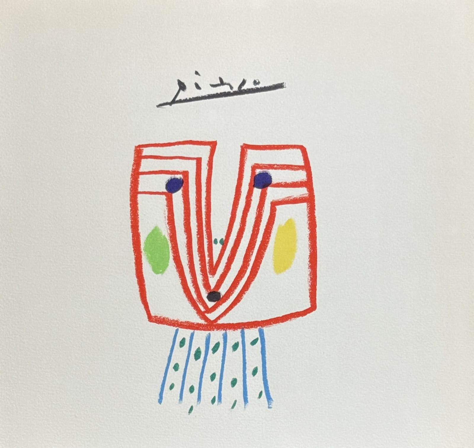 Pablo Picasso, Les Fables sans Amour - Portrait, 1962