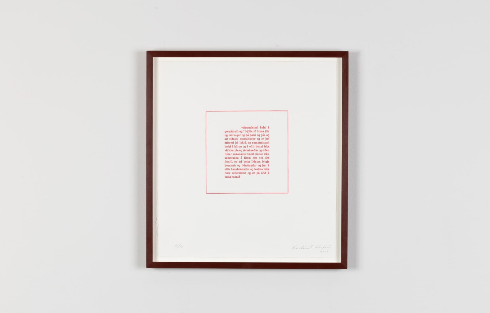 Kristinn E. Hrafnsson, Tvö misseri, 2018