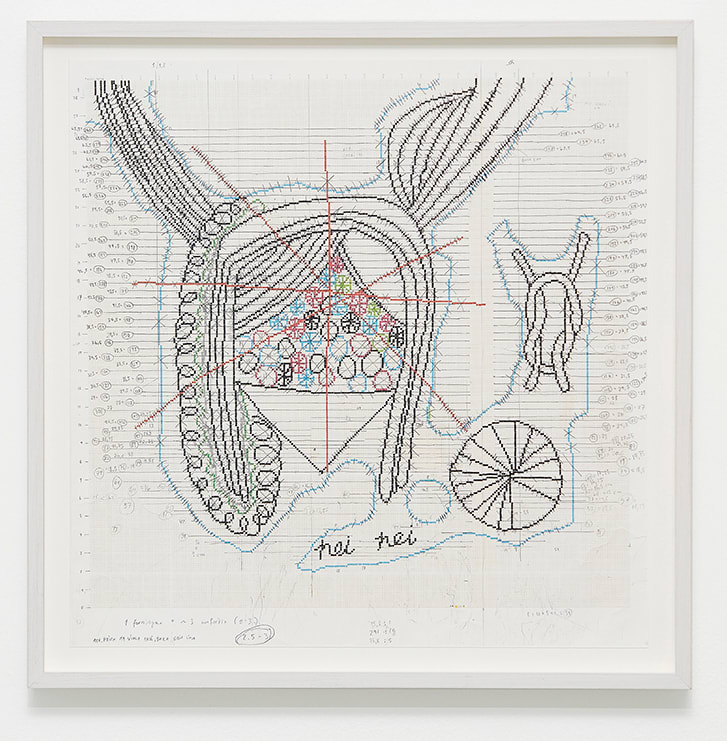 ARNA ÓTTARSDÓTTIR, Sketch for Girl Blanket, 2015