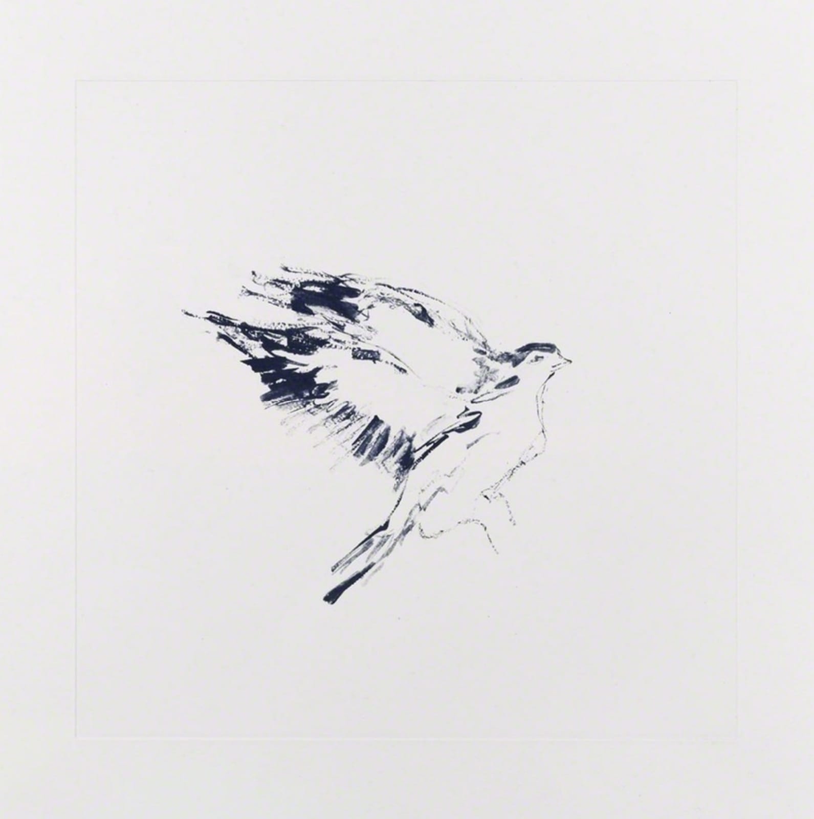 Tracey Emin, Brid on a wing after DB, 2018