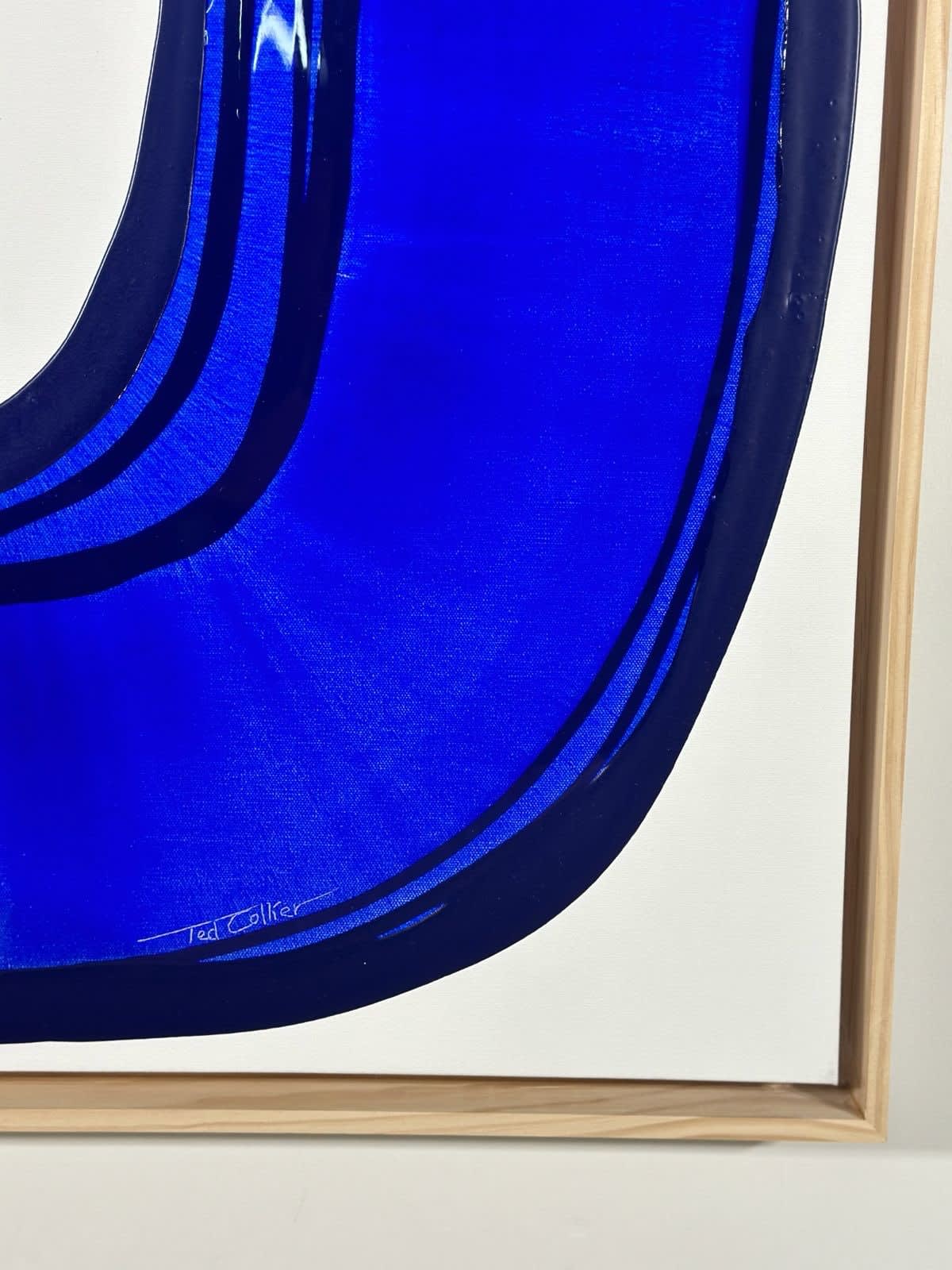 Ted Collier, Circle Series "Caribbean Blue", 2024