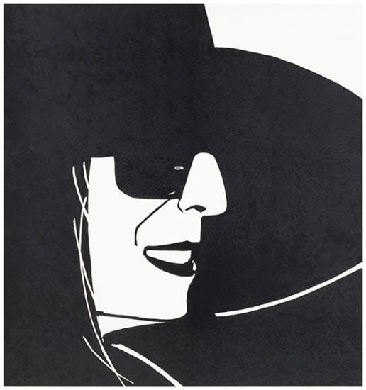 Alex Katz, Large Black Hat Ada, 2013