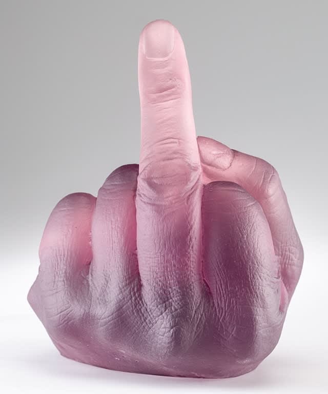 Ai Weiwei, Study of Perspective in Glass (Violet), 2018/19