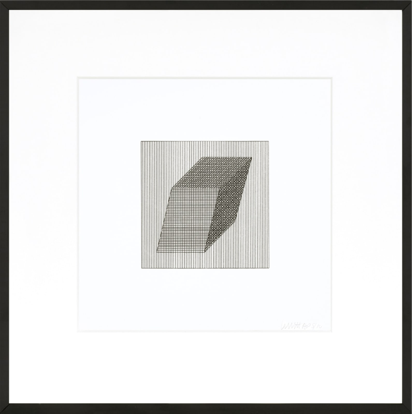 Sol LeWitt, Twelve Forms Derived From a Cube 20, 1984