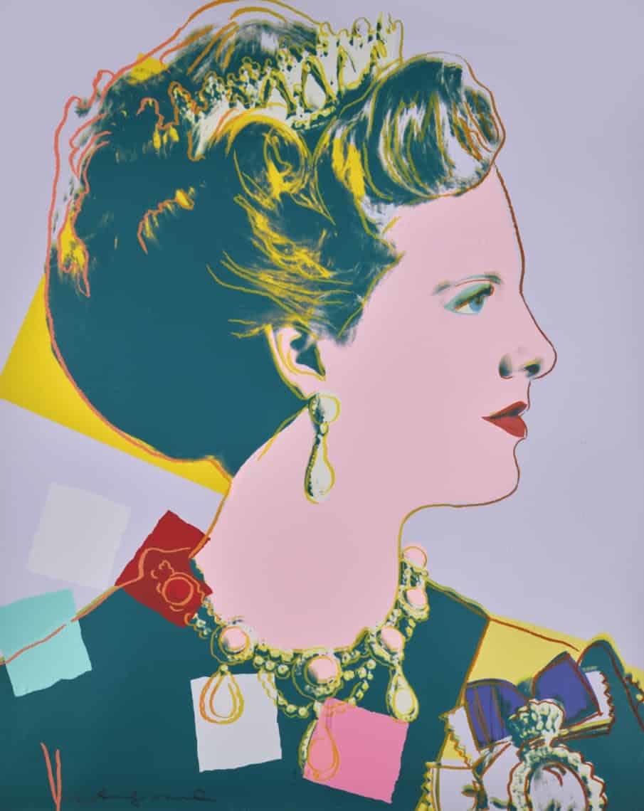 Andy Warhol, Queen Margrethe II of Denmark, 1985