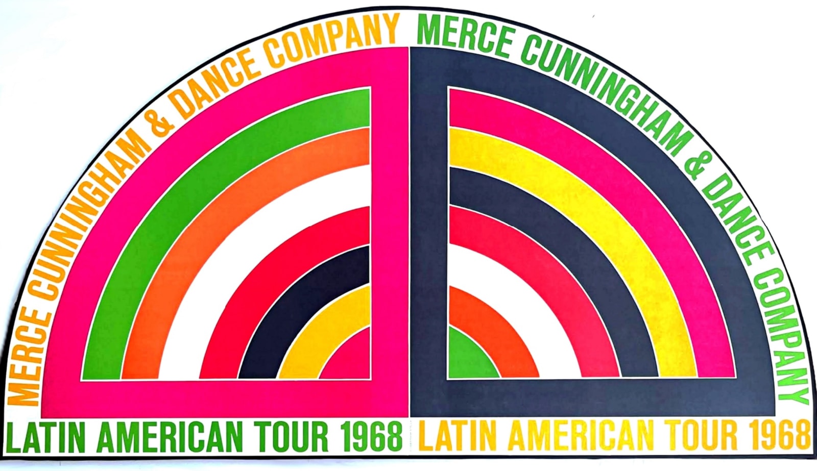 Frank Stella, Merce Cunningham & Dance Company- Latin America Tour 68, 1968