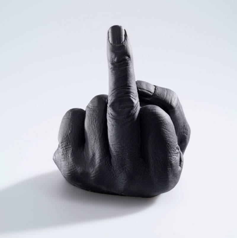 Ai Weiwei, Study of Perspective in Glass (Black), 2020