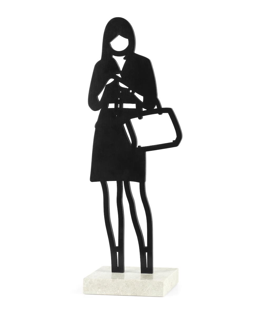 Julian Opie, Handbag (Melbourne Statuettes), 2018