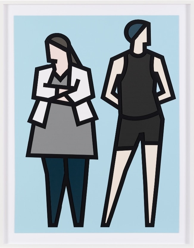 Julian Opie, Standing Couples 5, 2024