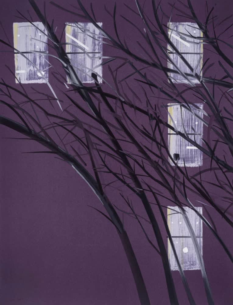Alex Katz, Purple Wind, 2017