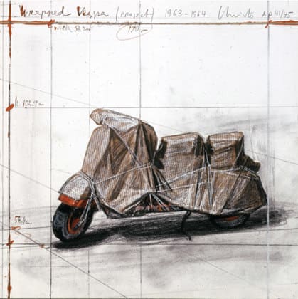 Christo, Wrapped Vespa, 2006