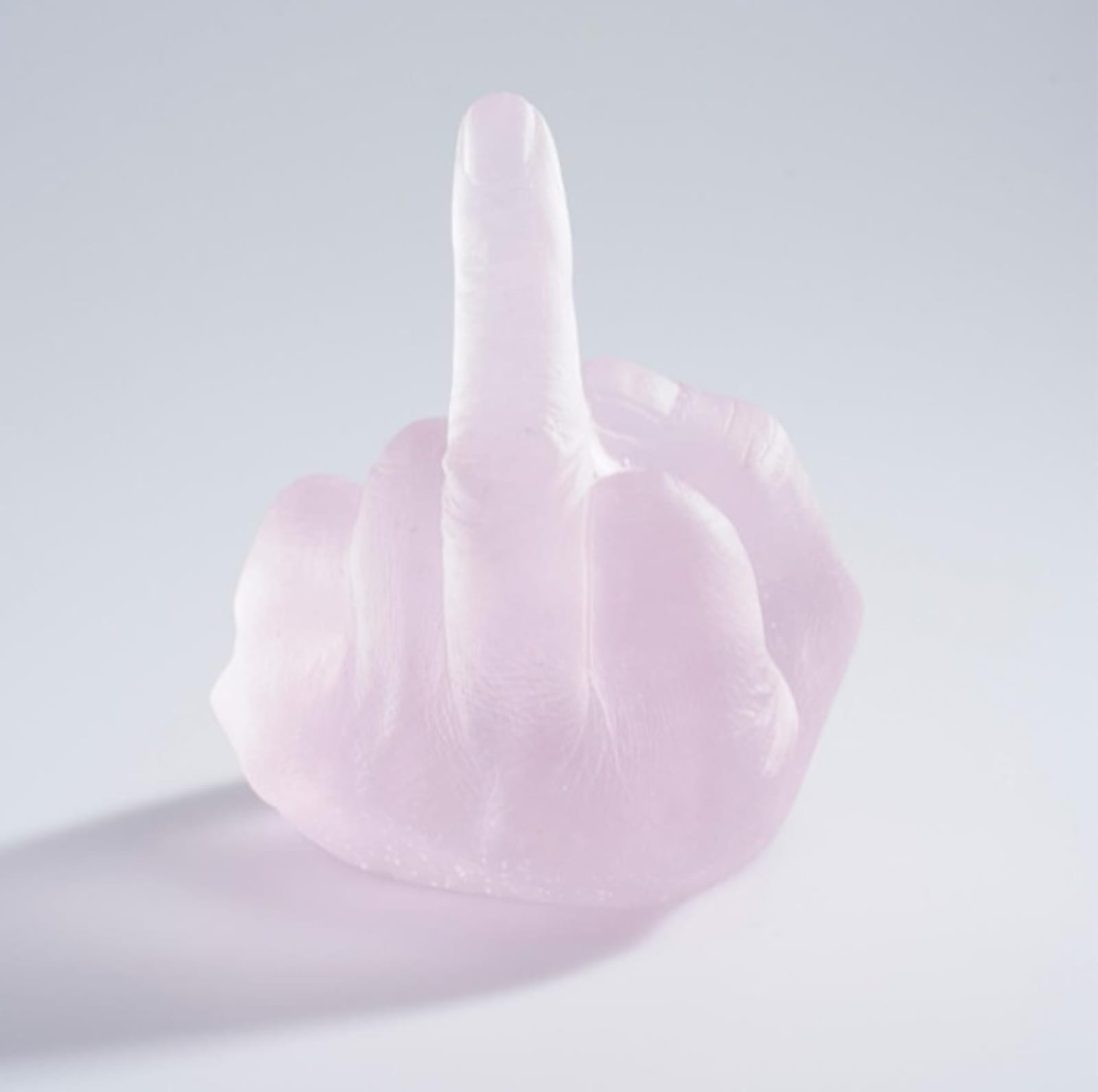 Ai Weiwei, Study of Perspective in Glass (Pink), 2020