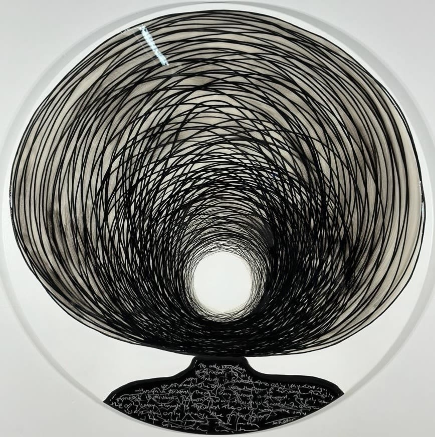 Ted Collier, Figurative Circle Series 4 "Head Space - The Only Way Through is Forward", , 2024