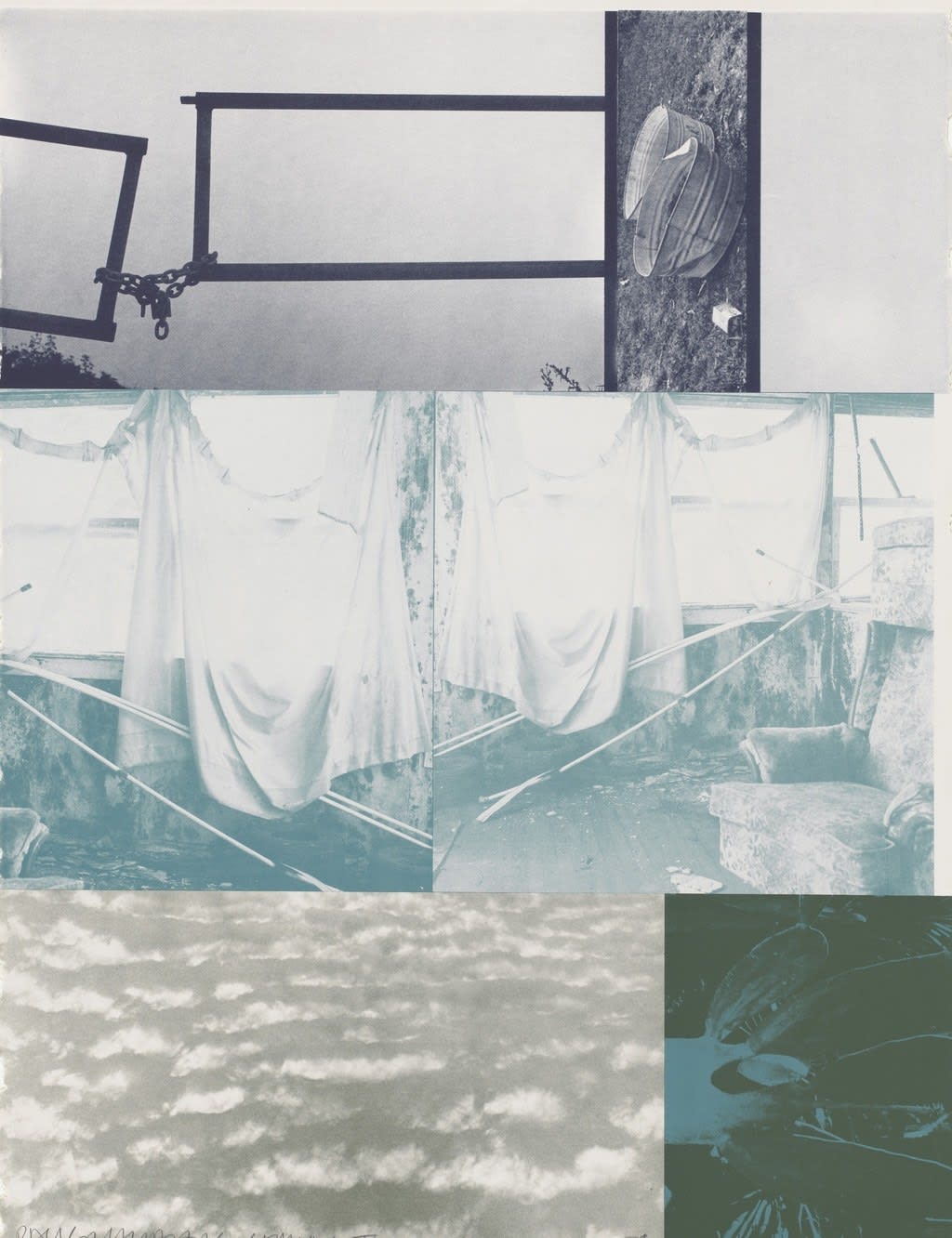 Robert Rauschenberg, Yardarm (from Rookery Mounds), 1979