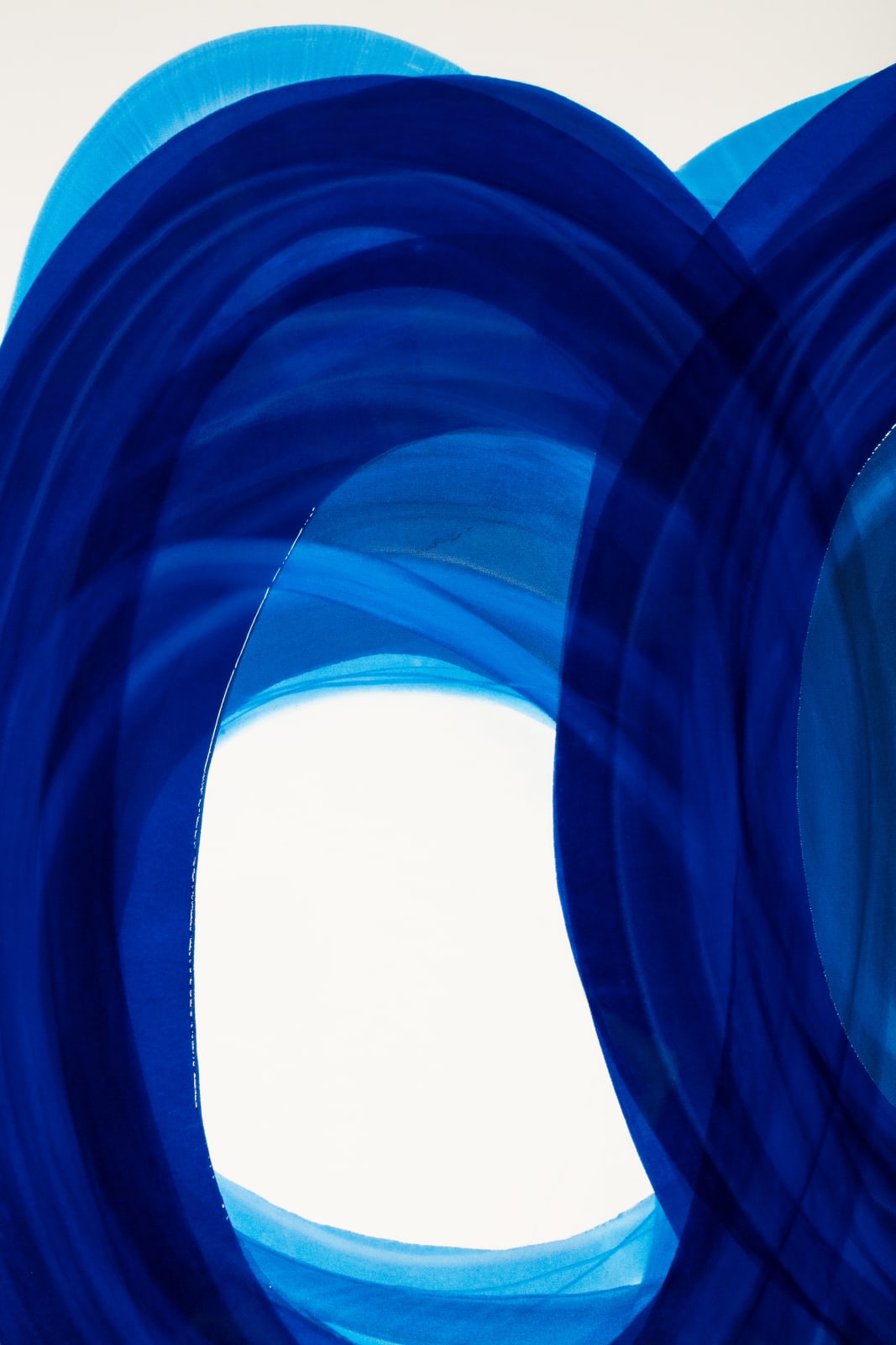 Ted Collier, Figurative Circle Series, Blue, 2025