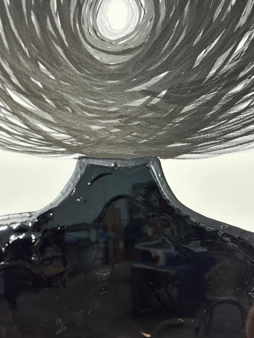 Ted Collier, Figurative Circle Series "Guardian 1", 2024