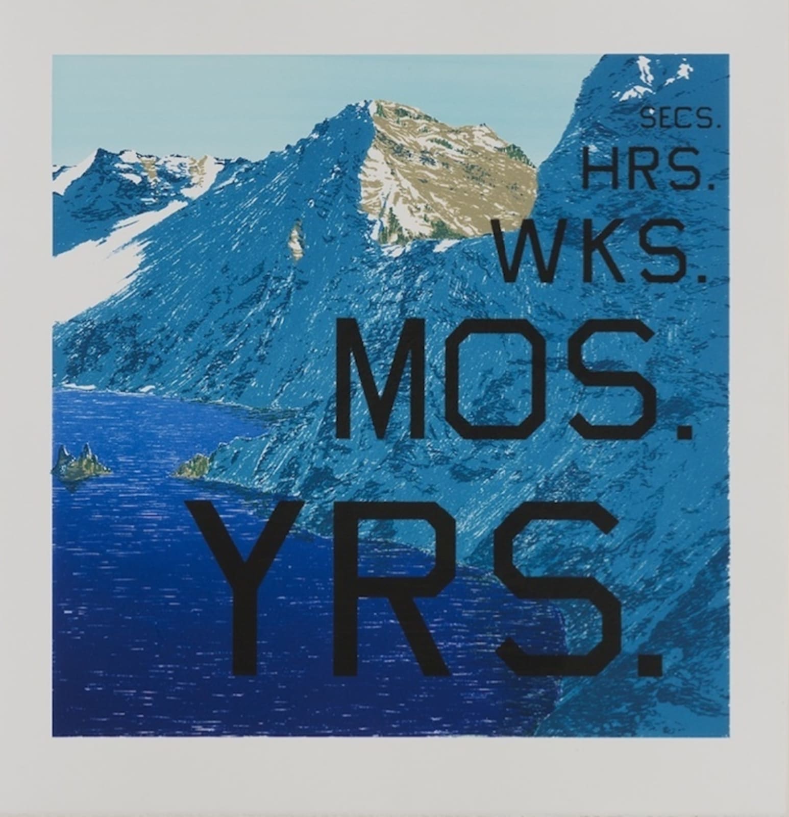 Ed Ruscha, Periods, 2013