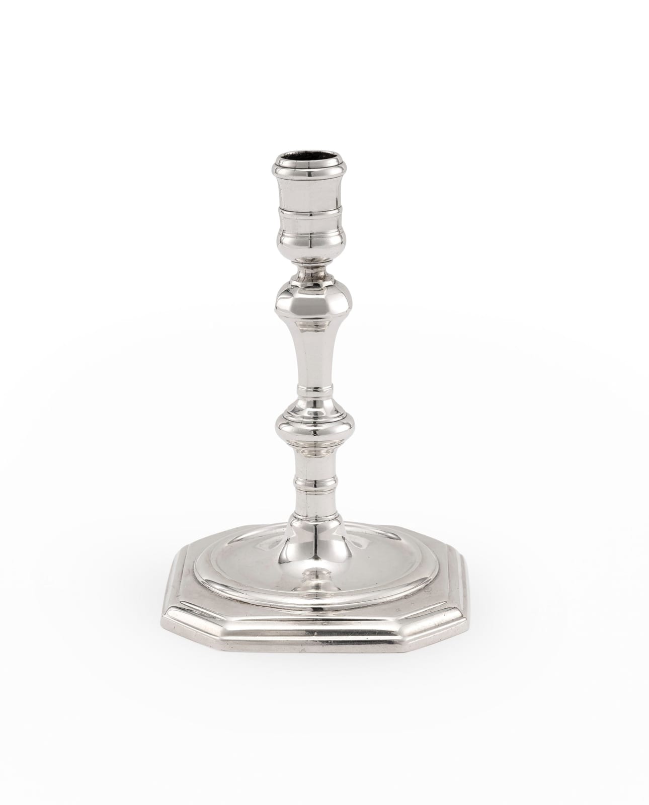 Nicholas Clausen, A GEORGE I SILVER TAPERSTICK, 1726