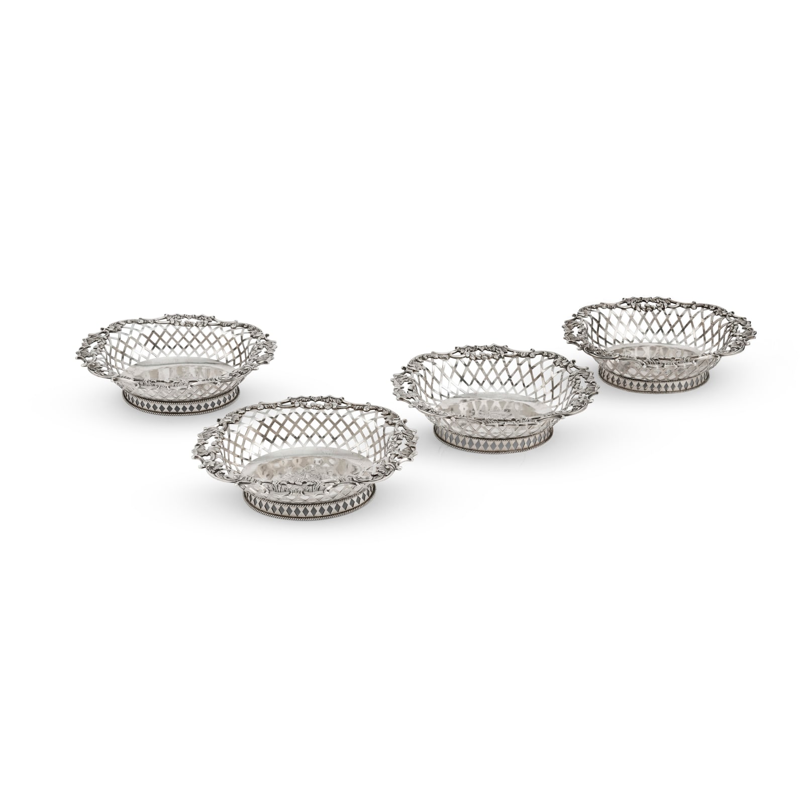 Wakelin & Taylor, A Rare Set of Four 18th Century Baskets, 1790