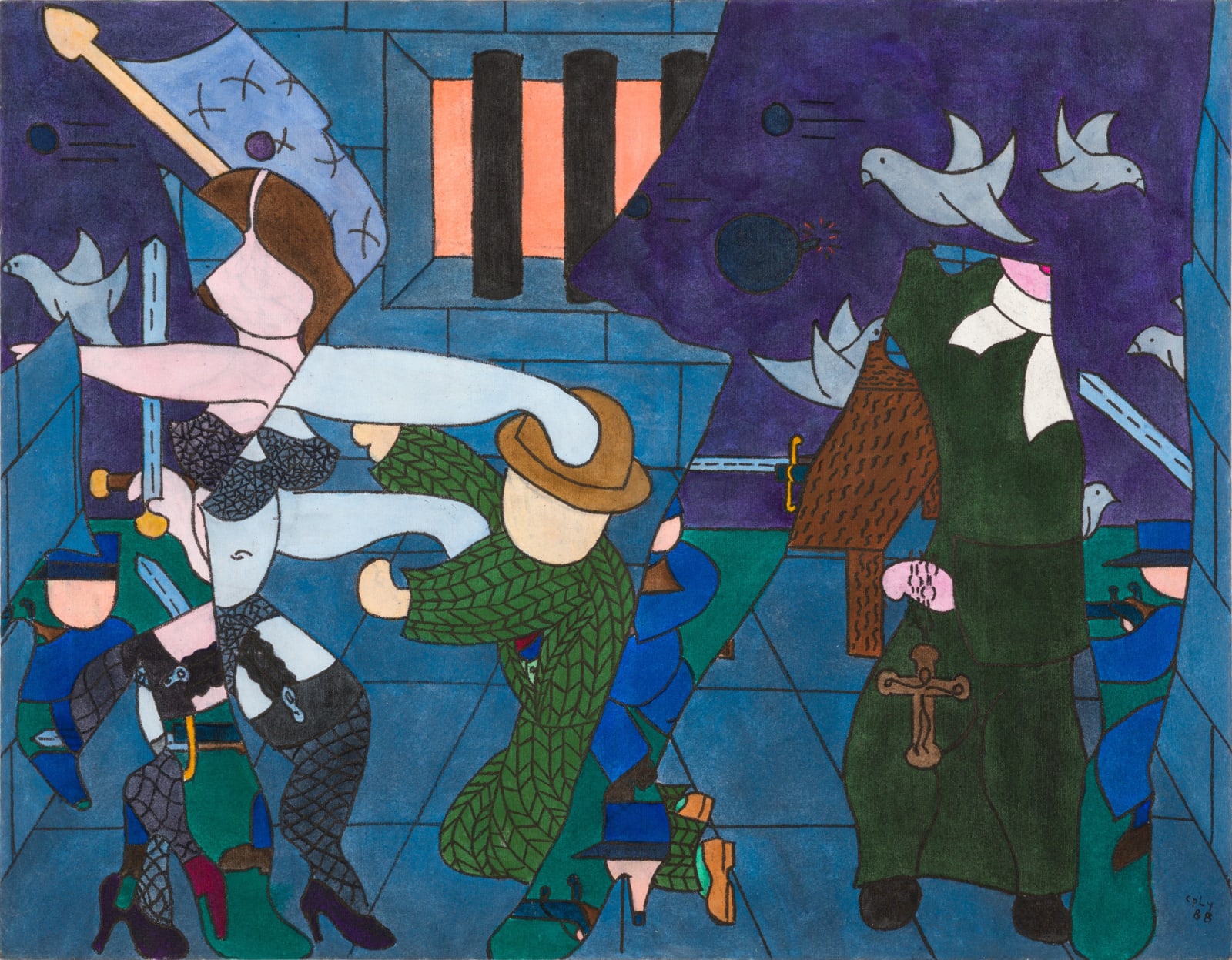 William N. Copley, A Kinder, Gentler Nation, 1988