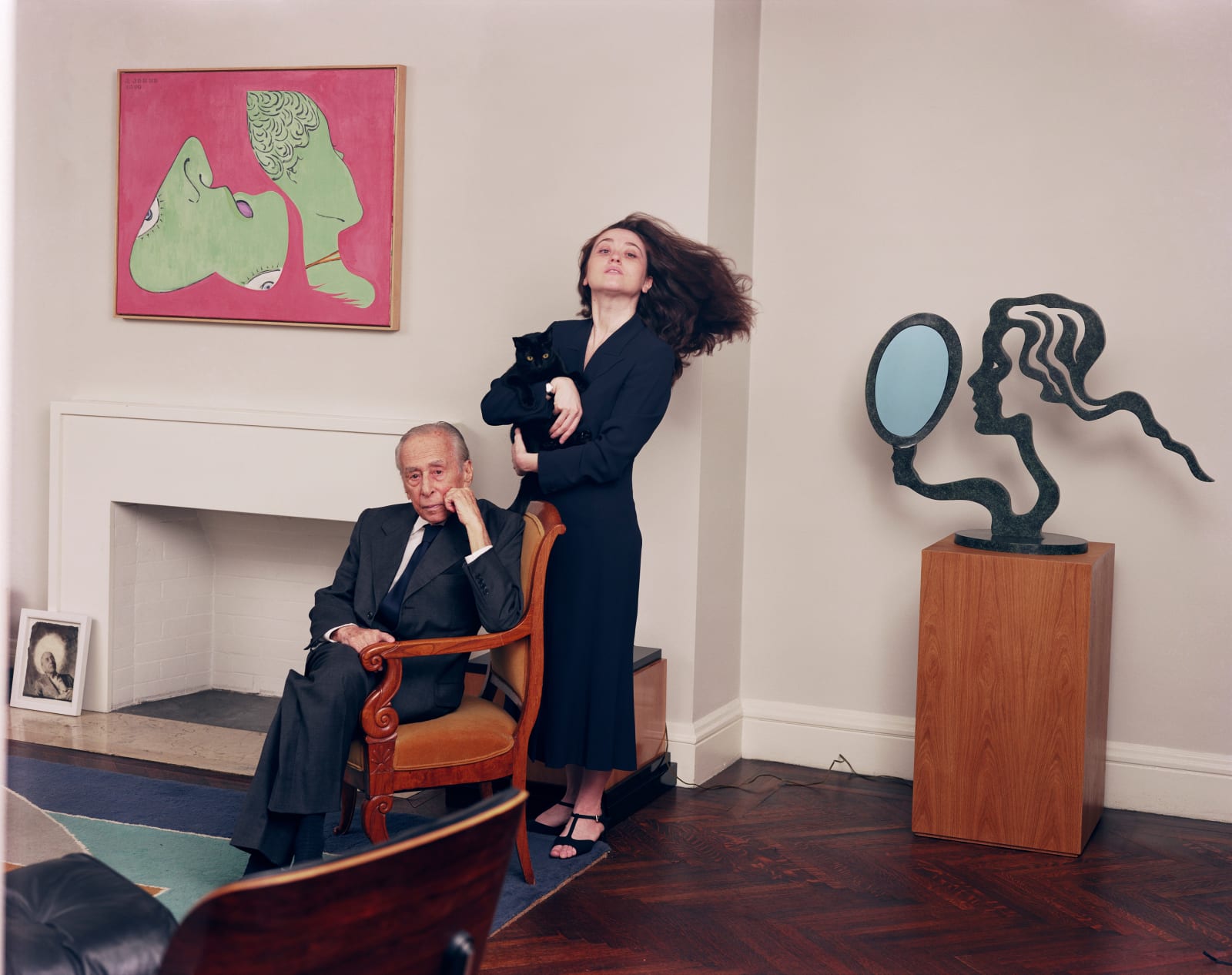 Tina Barney, Mr. and Mrs. Leo Castelli, 1998
