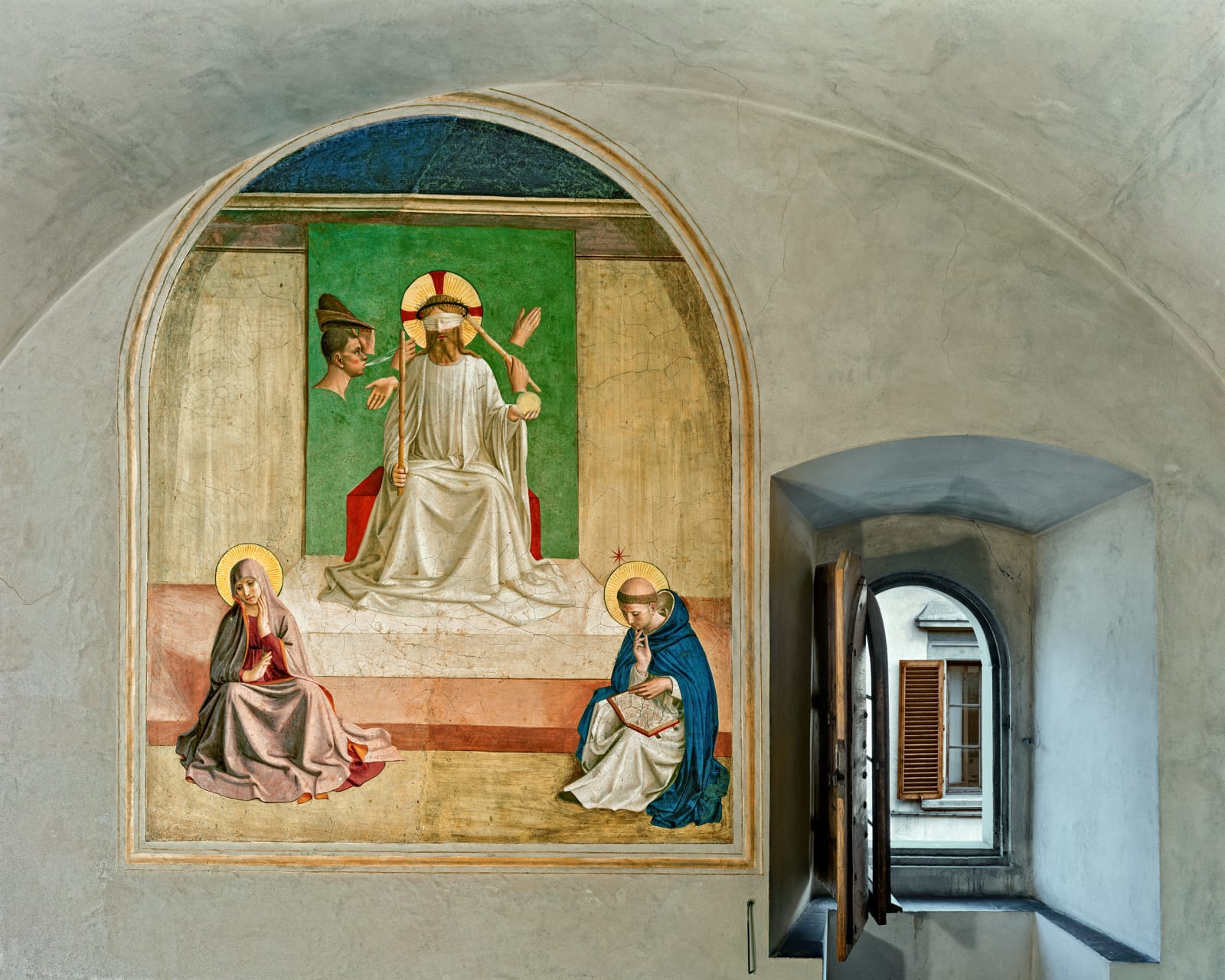 Robert Polidori, The Mocking of Christ by Fra Angelico, Cell 7, Museum of San Marco Convent, Florence, Italy, 2010
