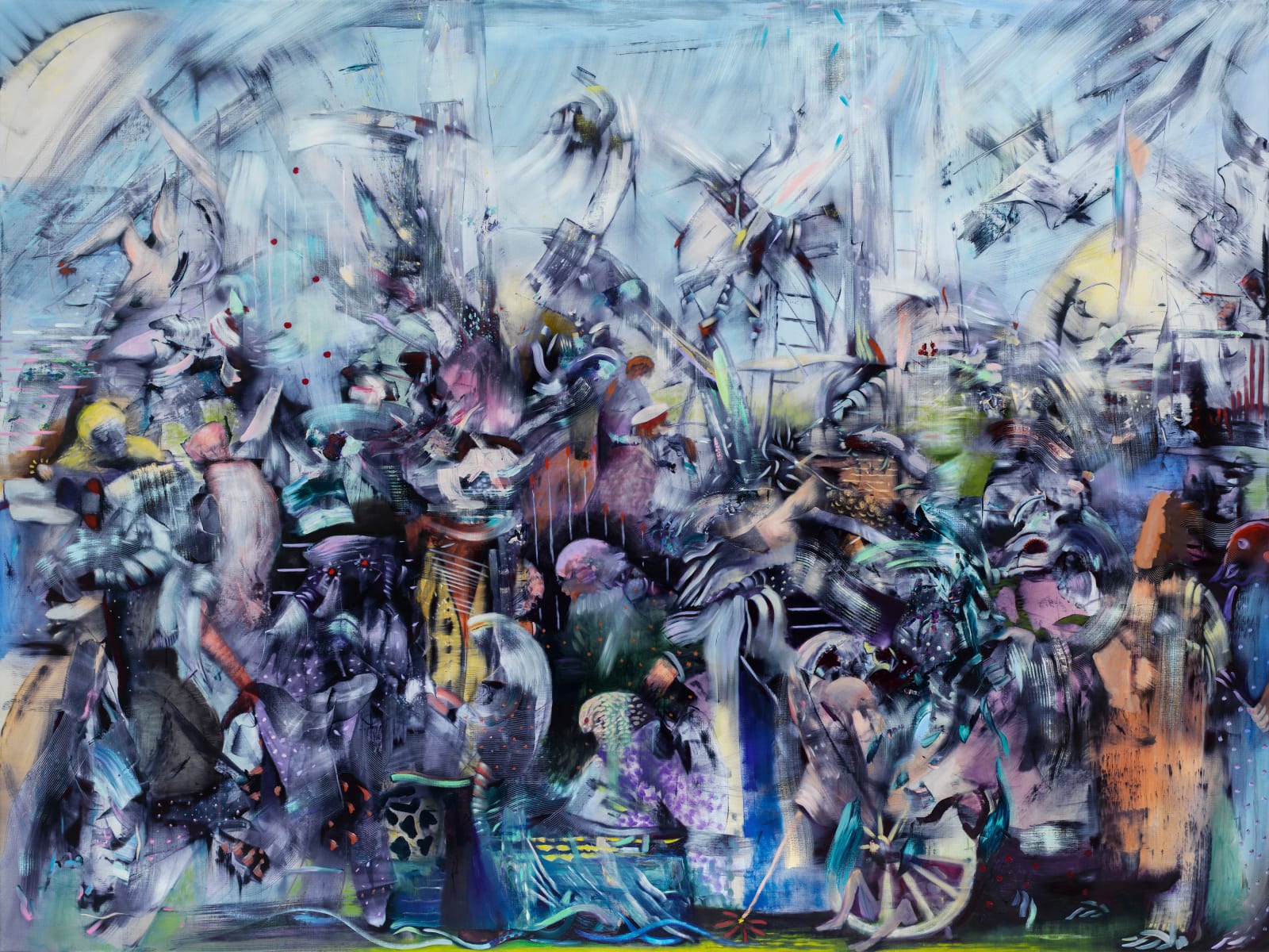Ali Banisadr, The Caravan, 2020