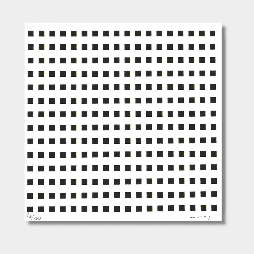 Aurelie NEMOURS, Rythme du millimètre, 1996
