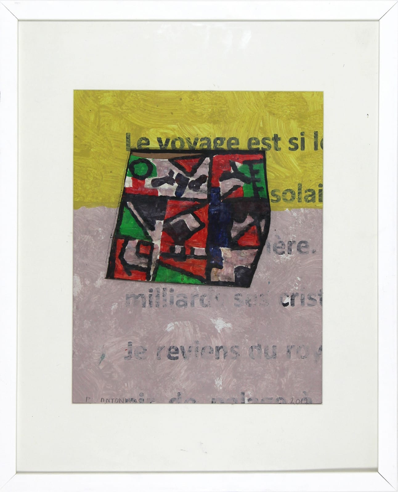 Pierre ANTONIUCCI, Sans titre (Le voyage), 2018