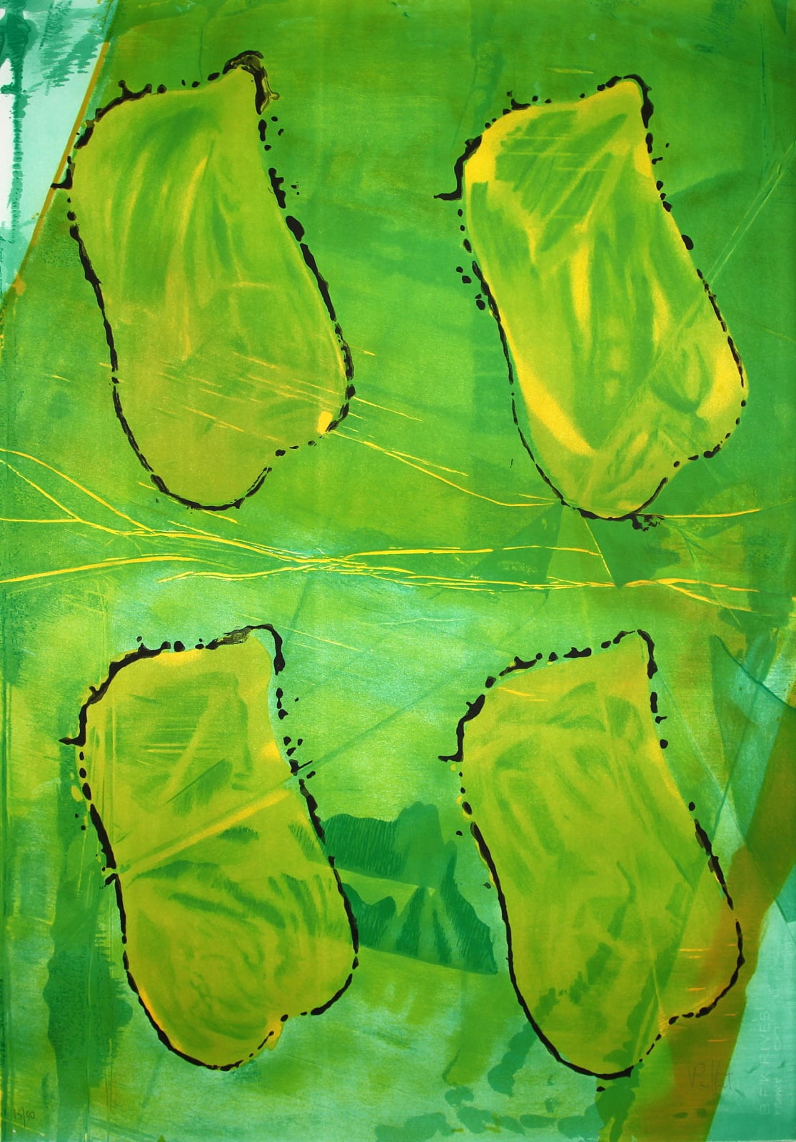 Claude VIALLAT, Sans titre, 2007