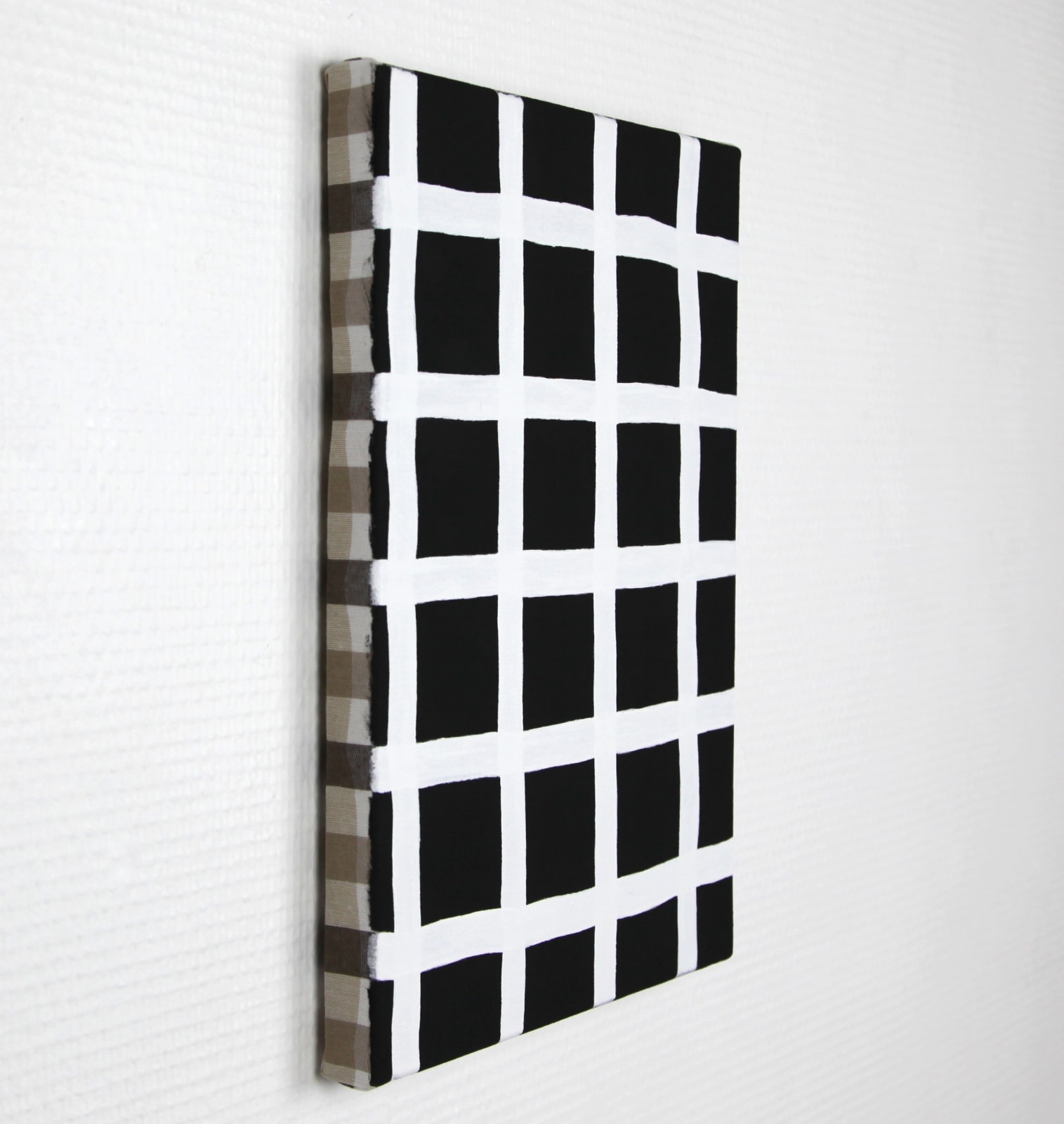 Nicolas CHARDON, Grille blanche (noir), 2023