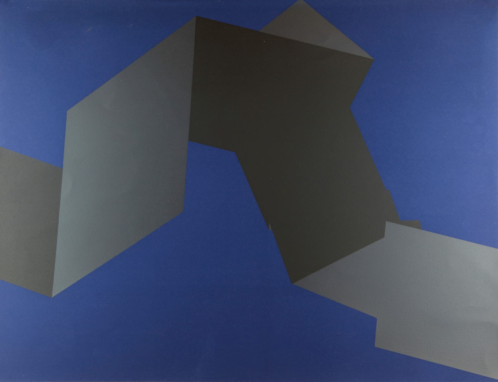 Vera MOLNAR, Sainte victoire Blues III, 1998