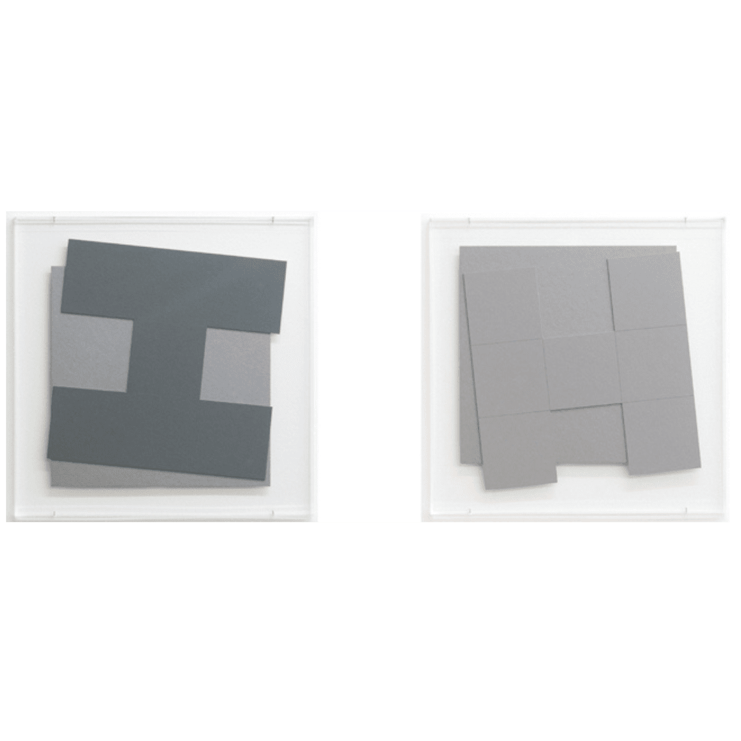 Vera MOLNAR, Histoire d'un I (A + B) , 2005
