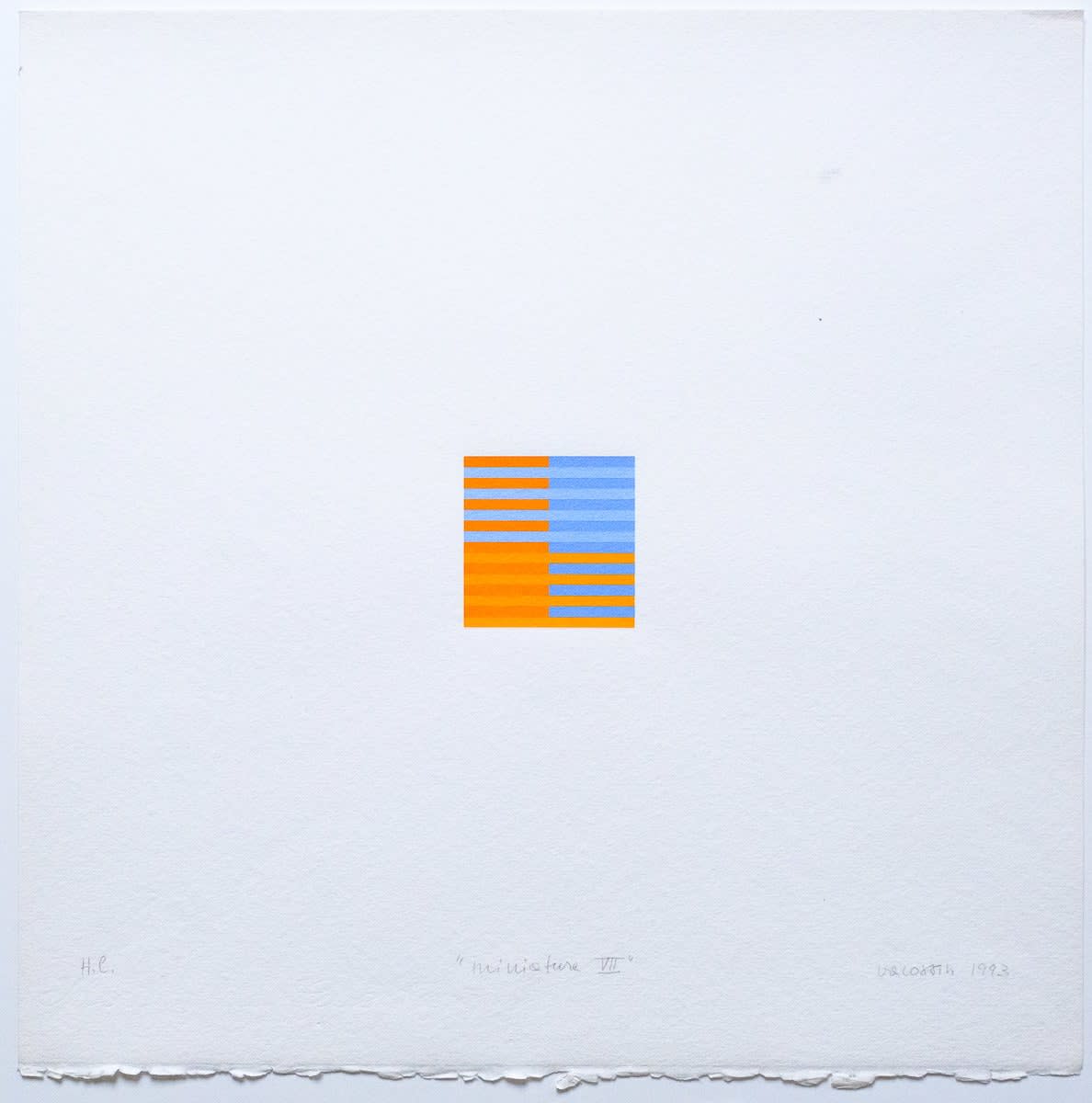 Marie-Thérèse VACOSSIN, Miniature VII, 1993
