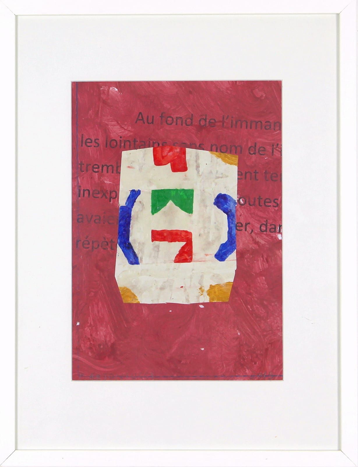 Pierre ANTONIUCCI, Sans titre (Au fond), 2018