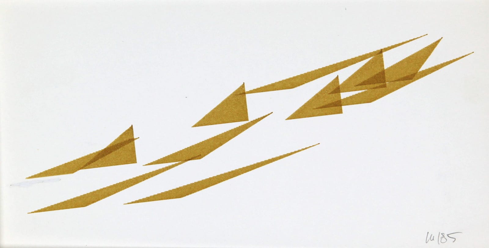 Vera MOLNAR, Triangles, 1985