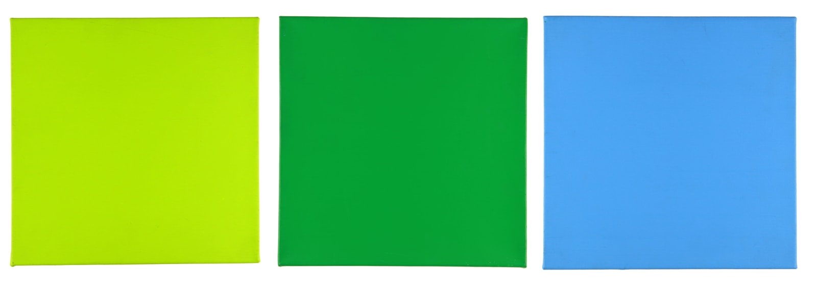 Aurelie NEMOURS, Monochrome bleu JV vert, 1990