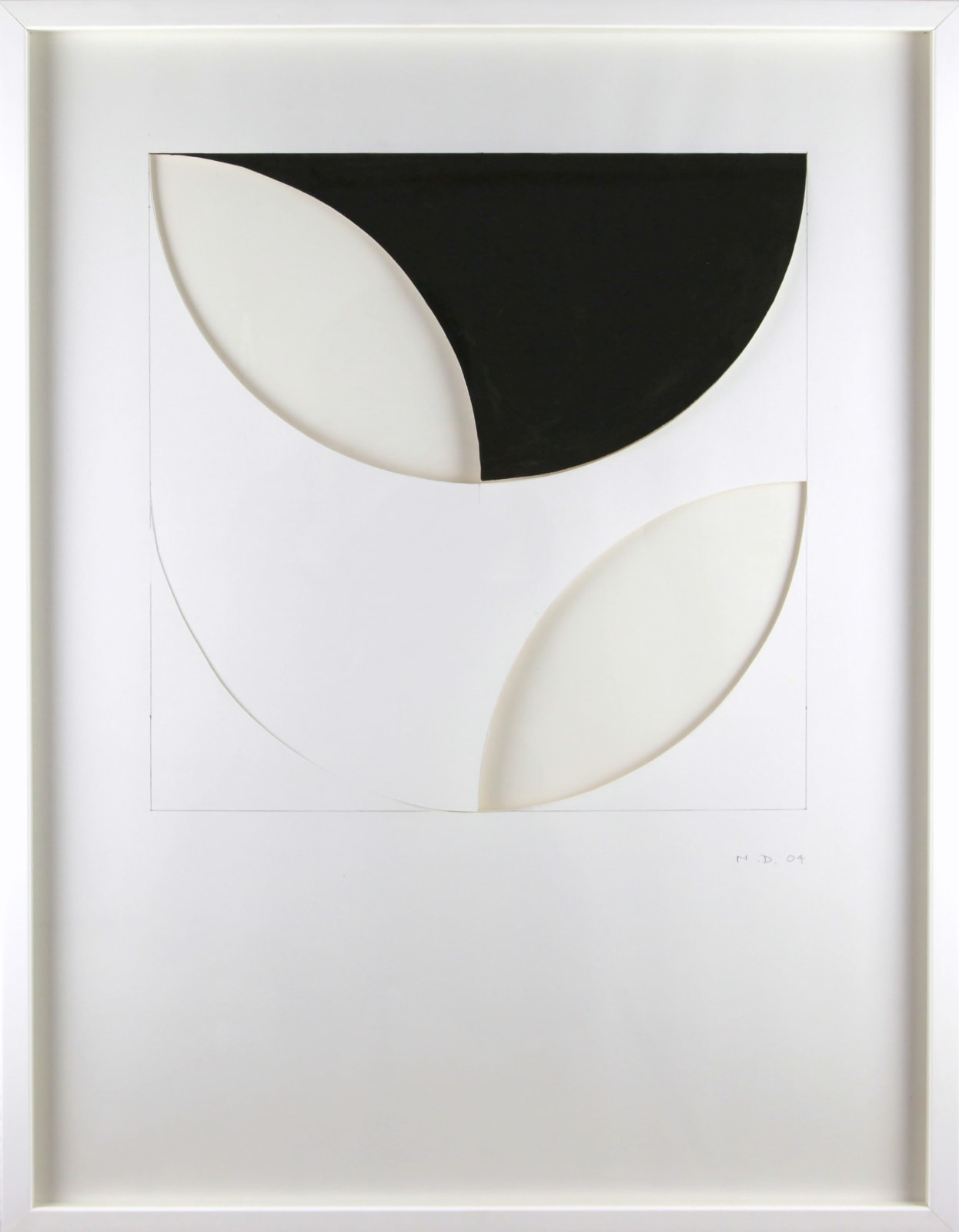 Norman DILWORTH, Square and circle 11, 2004