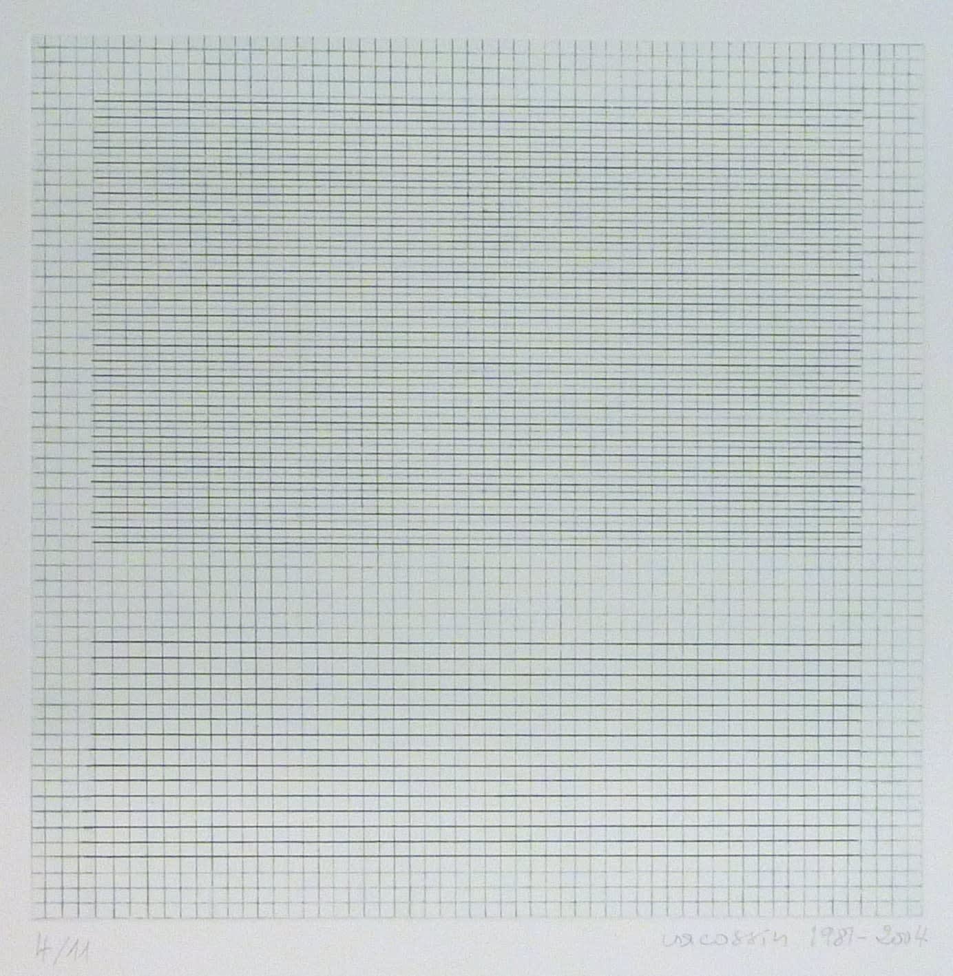 Marie-Thérèse VACOSSIN, Mer millimétrée 1, 1981