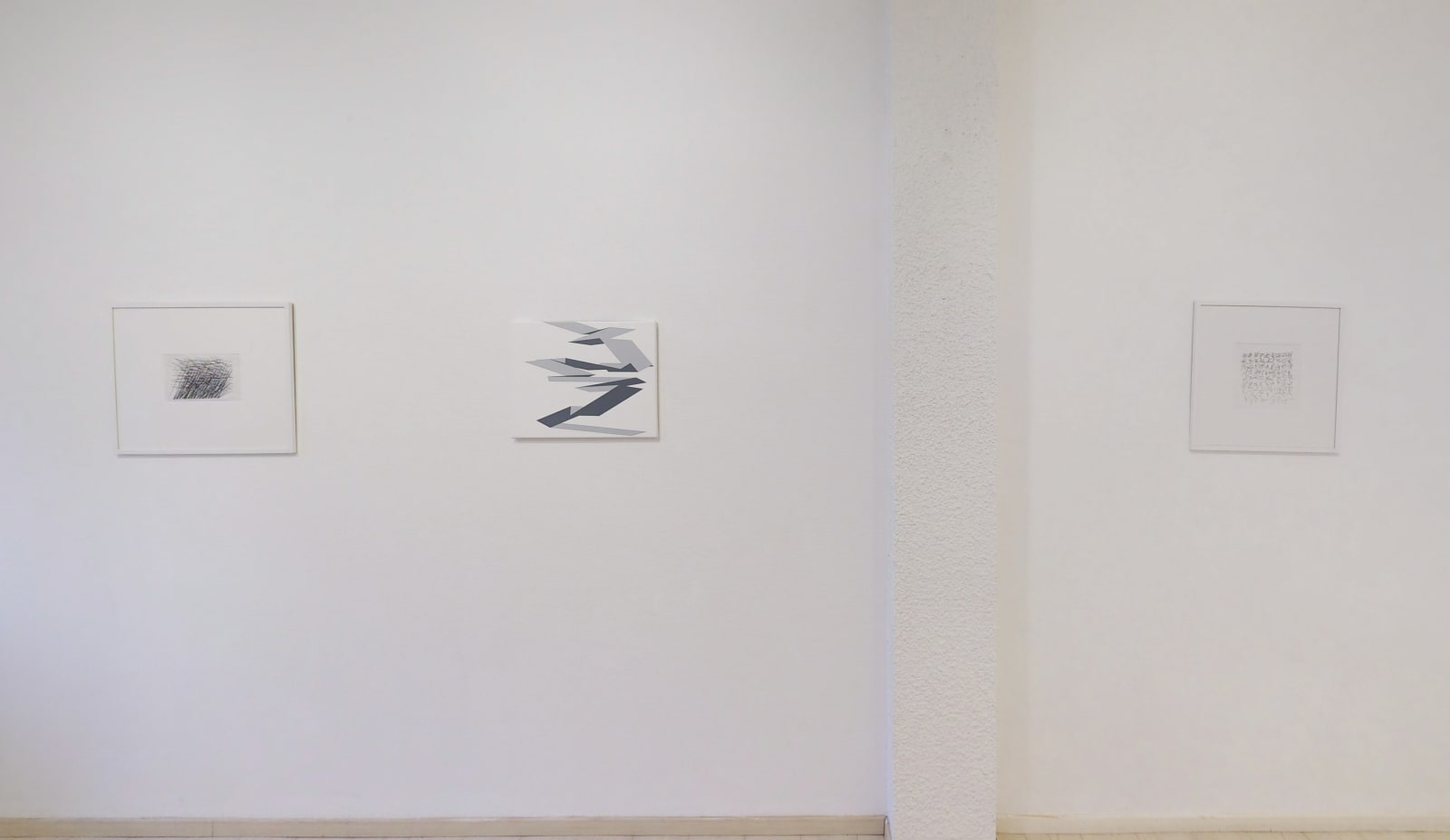 Vera MOLNAR, Fragment d'une bande pliée B , 2021