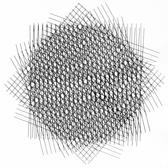 François MORELLET, Trames superposées de 1959/60, 1978