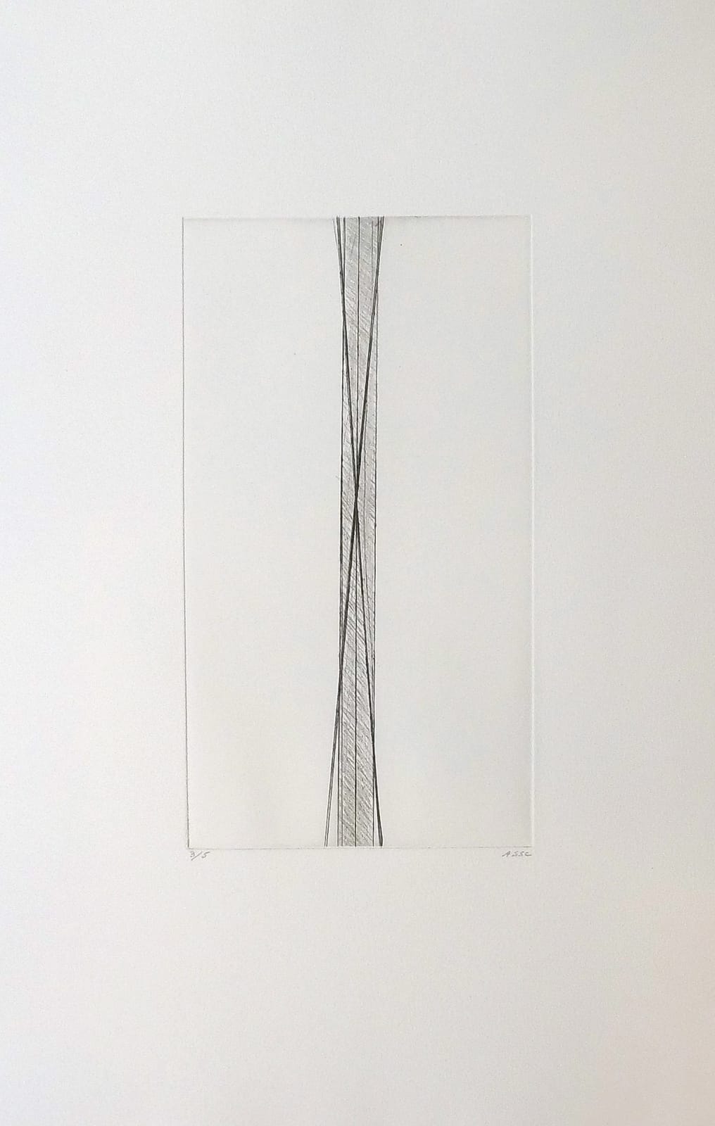 Geneviève ASSE, Entre les lignes, 1983