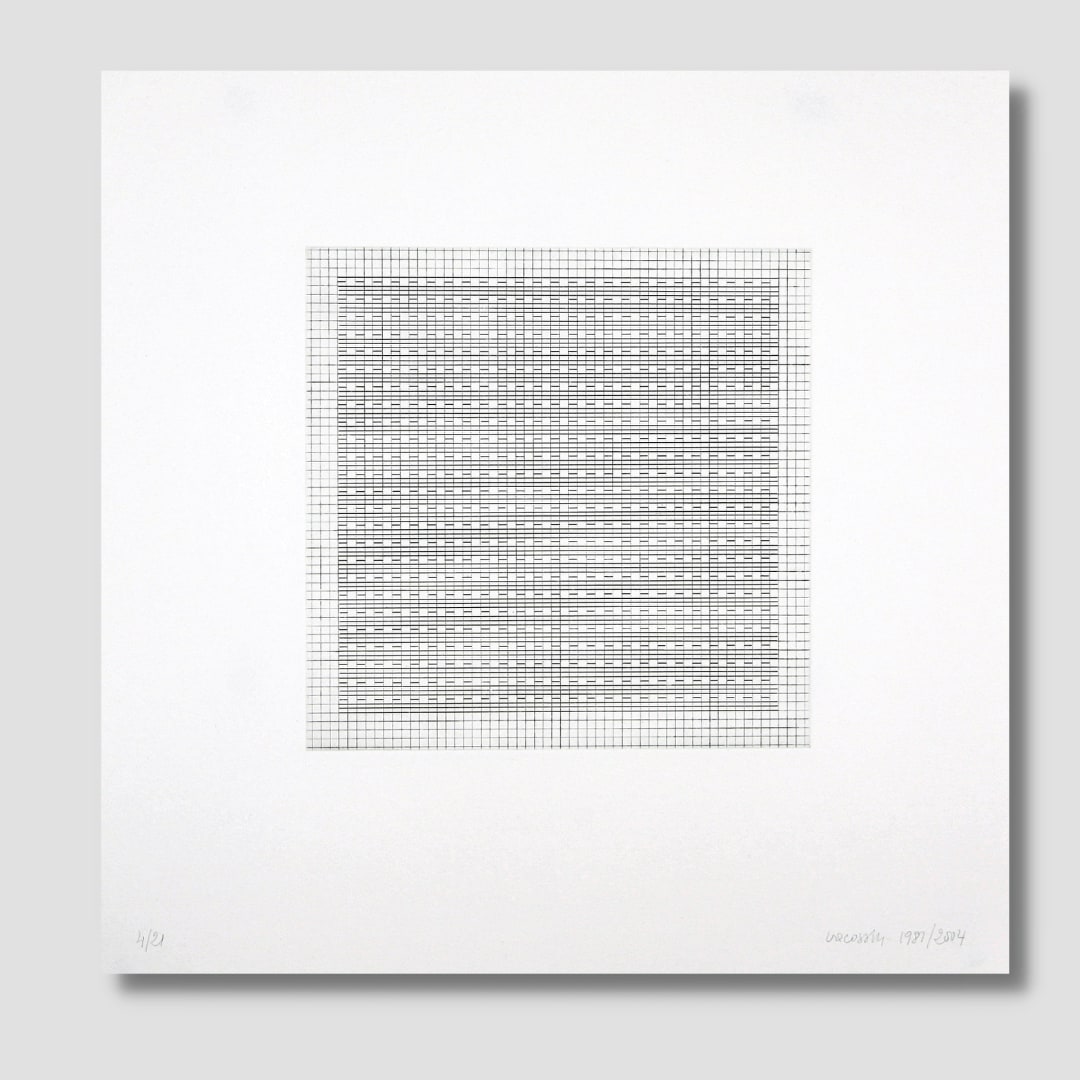 Marie-Thérèse VACOSSIN, Mer millimétrée 3 , 1981